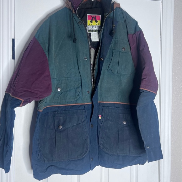 Kakadu Other - Vintage Australian Kakadu Outdoor Waxed Lined Jacket - Mens Medium
